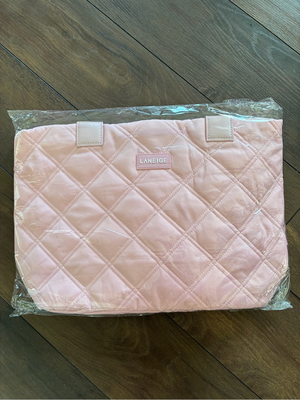 Leneige Pink Puffer Tote Bag